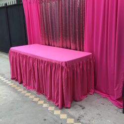 Faldones Mesa De 6 Ft