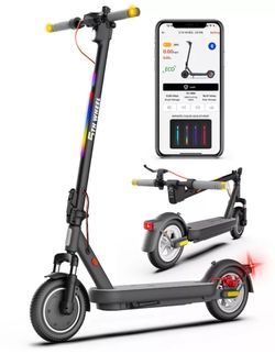 5TH WHEEL V40PRO Electric Scooter - 800W Peak, 20 mph, 25 Mile Range, 265 lbs Capacity, 10" Solid Tires, with Turn Signals