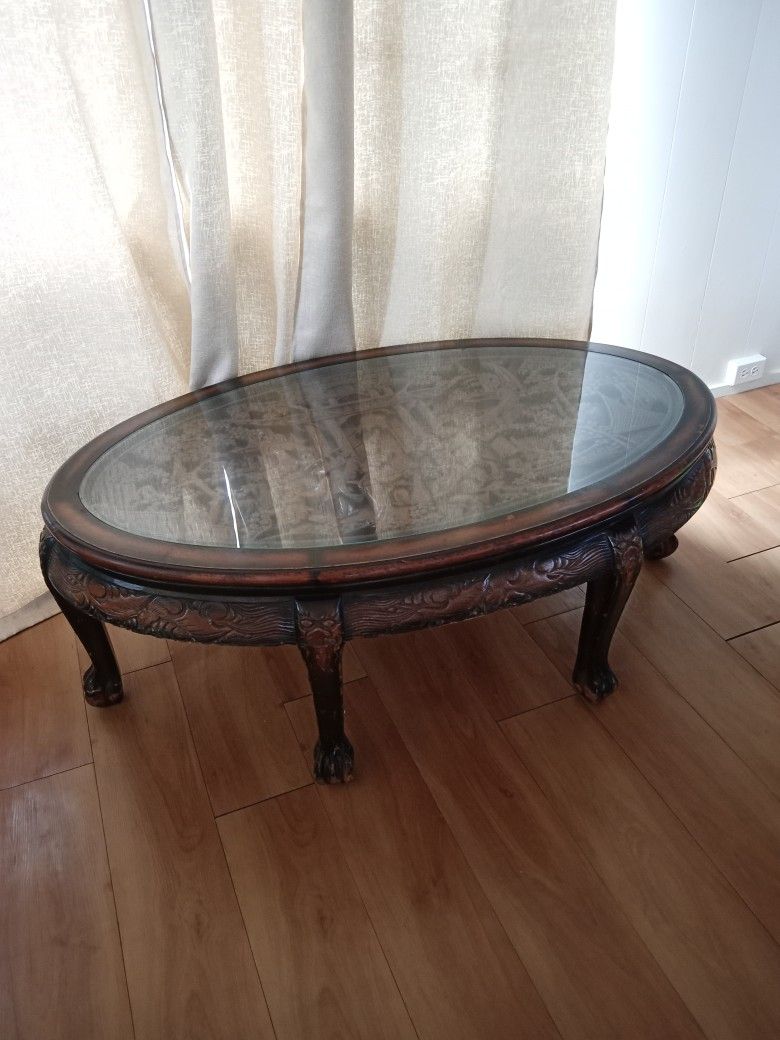 Antique Chinese Carved Table