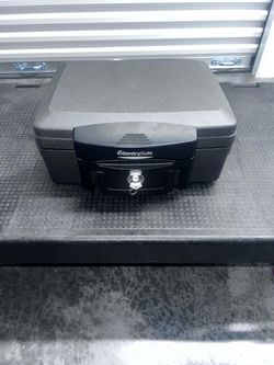 SentrySafe fire-resistant lockbox + key