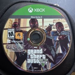 Grand Theft Auto Five X Box Series X
