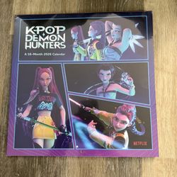 K Pop Demon Hunters 2026 Wall Calendar