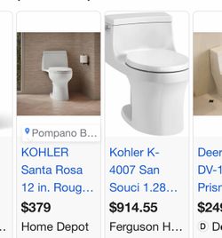Kohler toilet used