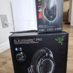 Combo Razer BlackShark V2 Pro And Mouse 