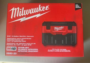 Milwaukee 2-Gallon Wet/Dry Vacuum M18 Tool Only