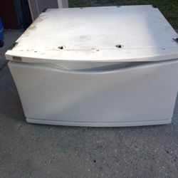 Kenmore washer dryer washing machine drying pedestal with drawer