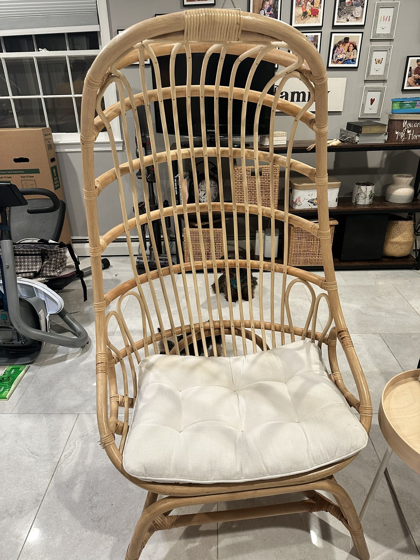 World Market Rattan Chair for Sale in Alexandria, VA OfferUp