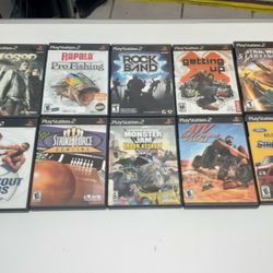 PS2 Videogames $12 Each 2 Or More $10 Each. All Tested 