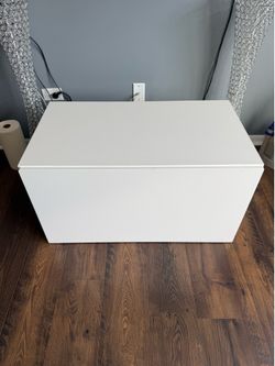 IKEA SMÅSTAD bench with toy storage box white