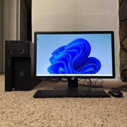 i7 Dell Precision Tower 3620 Desktop Computer System 32GB Memory 500GB SSD HDD
