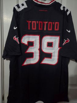 Houston Texans XL To'oto'o Authentic Jersey $150 Retail