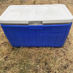 🧊 Coleman 48-Quart Blue Cooler – Classic Ice Chest for Camping & BBQs 🏕️🍔
