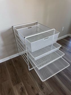 Container Store ELFA Mesh Drawer Storage Unit - 4 Available - $110 Each
