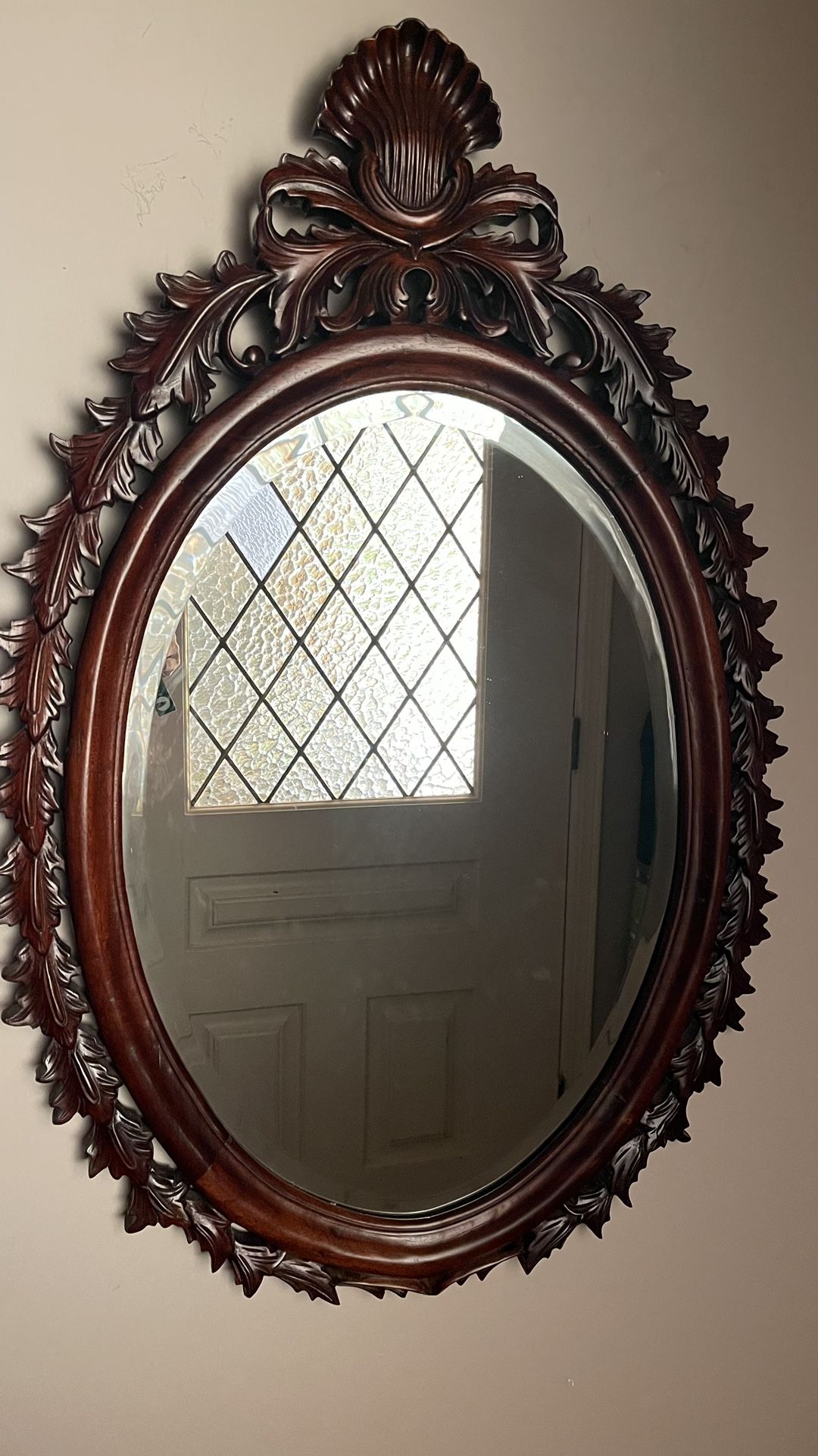 Cherrywood Antique Mirror