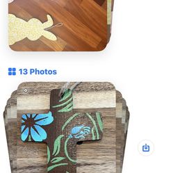 Small Wood Hand Painted Crosses $4