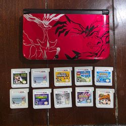 Pokémon Limited Edition Nintendo 3DS XL + 10 Games