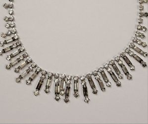 VINTAGE GORGEOUS RHINESTONE CRYSTAL NECKLACE Wedding Fancy