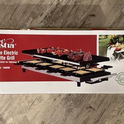 **BRAND NEW** Artestia 1500W Cheese Raclette with Grill Stone Set