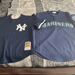 🔥🔥🔥 Derek Jeter And Ken Griffey Jr. Authentic Batting Practice Jerseys!🔥🔥🔥