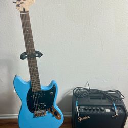 Electric Guitar Starter Kit – Amp, Stand, Cable