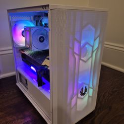 Custom White Gaming PC GTX 1080 12 core Intel