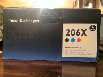 206X Toner Cartridge 4 Pack