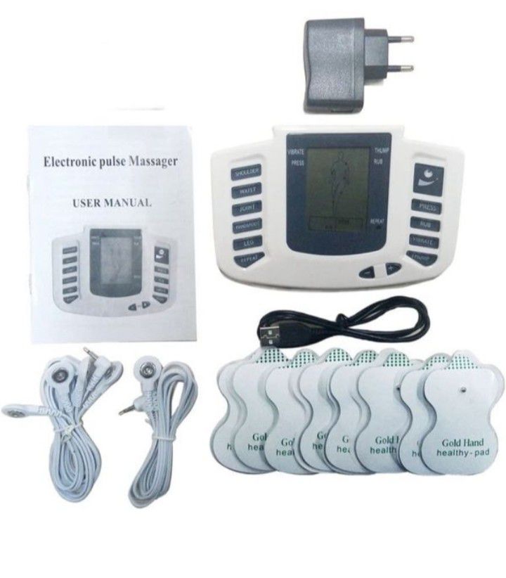 ELECTRONIC BODY SLIMMING PULSE MASSAGE FOR MUSCLE RELAX PAIN RELIEF STIMULATOR