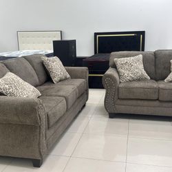 Sofa and loveseat 