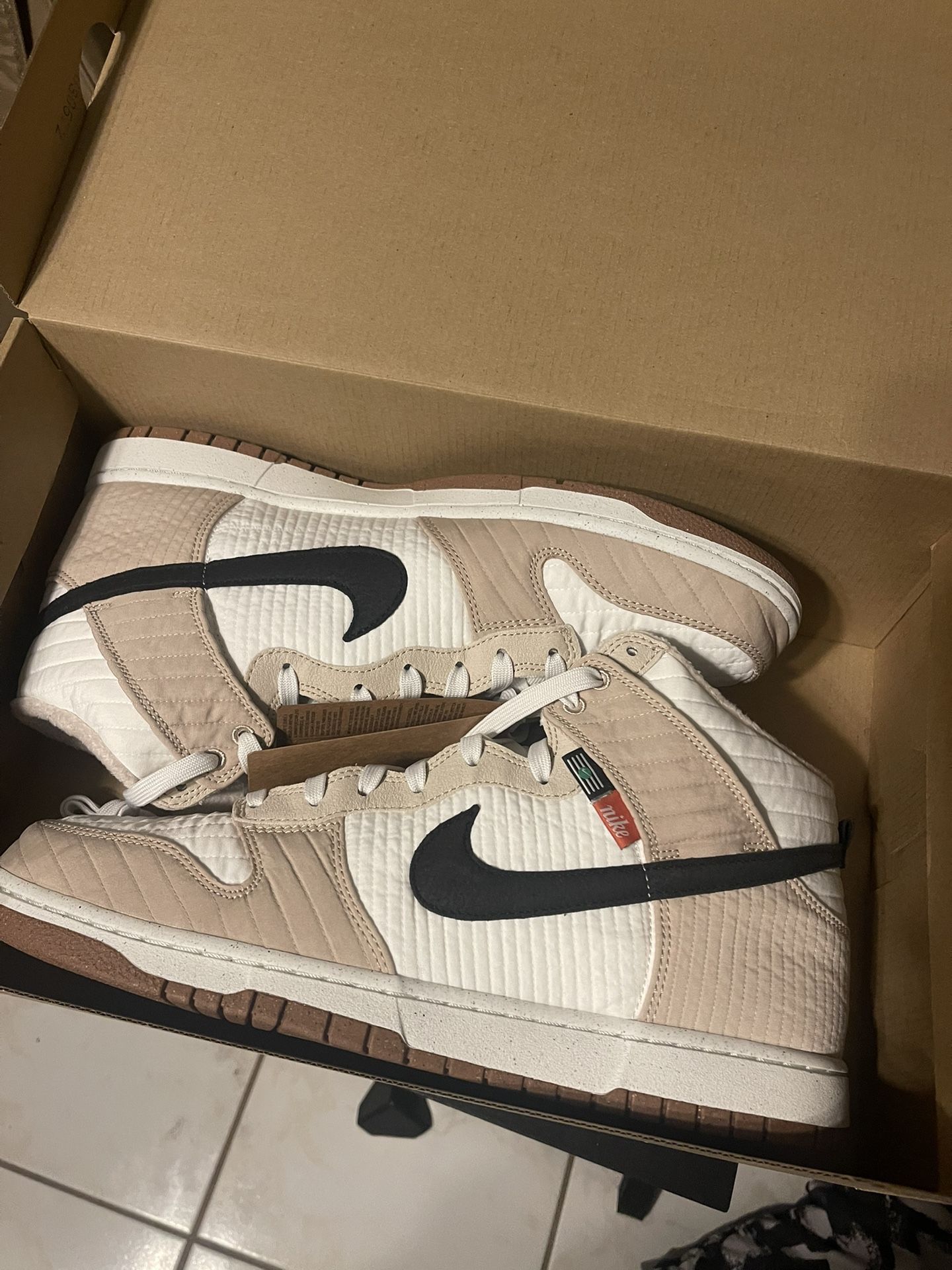 Nike Dunk High Nature Rattan Size 14