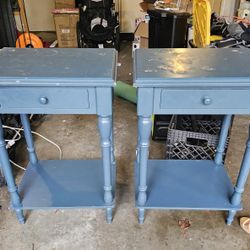 FREE Blue Side Tables