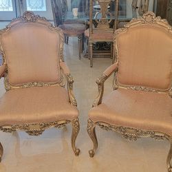 2 Carved Chairs,imported
