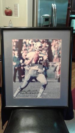 Roger Staubach Autographed Picture