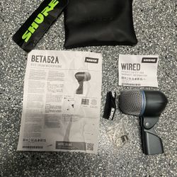  Shure BETA 52A Kick Drum Mic