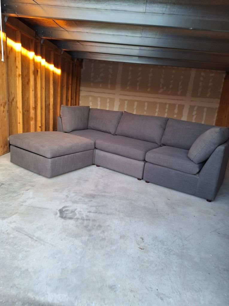 Outdoor Sofa With Ottoman $280 FIRM