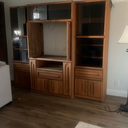 Entertainment And File Cabinet 