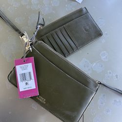 Green Leather Wallet 