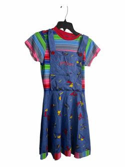 Women Chucky Costume Dress Size XL