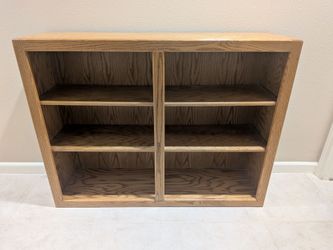 Solid Oak Bookcase