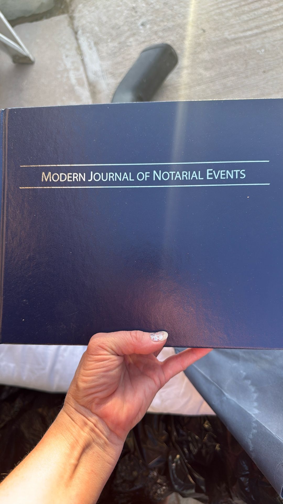 official Notary Event Log book