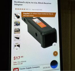 Hitch receiver adapter