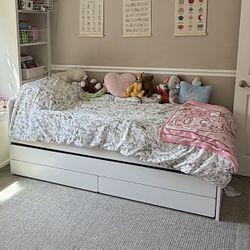 IKEA Twin Bed With Trundle And Storage 
