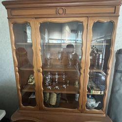 1960’s Antique China Cabinet & Buffet Table