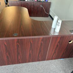 Wooden Office Desk L Shape 