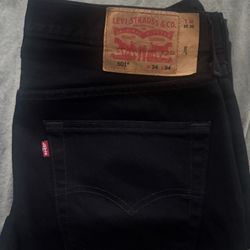 Levis 501’s Black