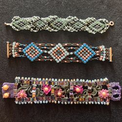 Beaded Bracelet Jewelry Beads Homemade Unique 