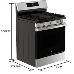 GE Gas Stove And Air Fryer 