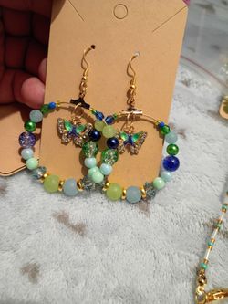 hoop earrings