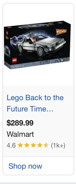 Back to the future 10300 Model Car Lego Set