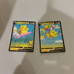 Surfing And Flying Pikachu V