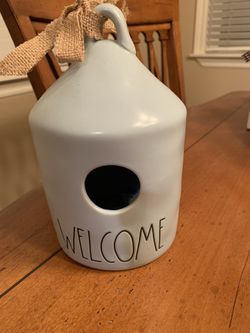Rae Dunn Welcome Birdhouse